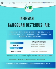 PERBAIKAN KEBOCORAN PIPA TRANSMISI DIAMETER 400MM